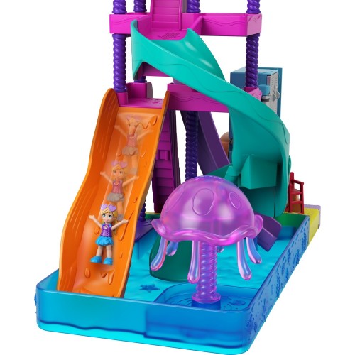 Polly Pocket Pollyville Kaydıraklı Su Parkı GNG65