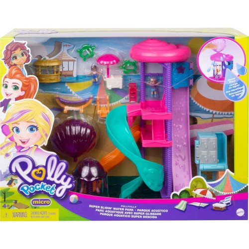 Polly Pocket Pollyville Kaydıraklı Su Parkı GNG65