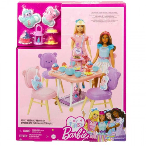 İlk Barbie Bebeğim Çay Partisi Oyun Seti HMM65