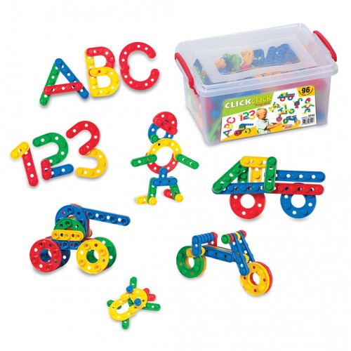 Dede Click Clack Puzzle Küçük Box 96 Parça 03144