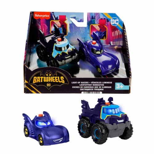 Fisher Price Batwheels Bam & Buff Işıklı Yarışcılar HML25