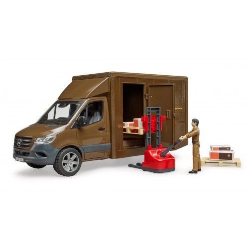 Bruder BR02678 Mercedes Benz Sprinter Ups Kargo Aracı Transpalet