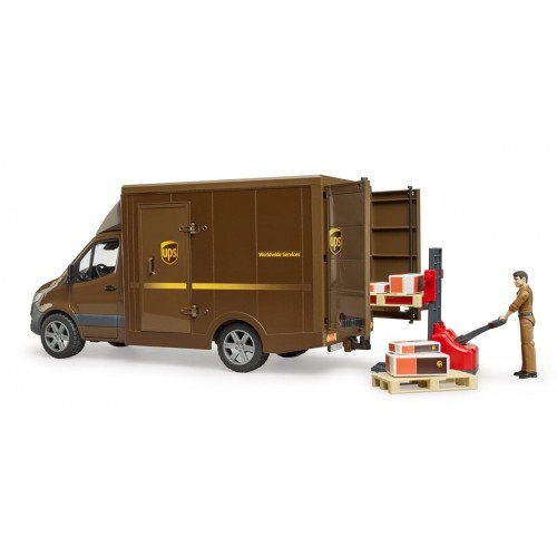 Bruder BR02678 Mercedes Benz Sprinter Ups Kargo Aracı Transpalet