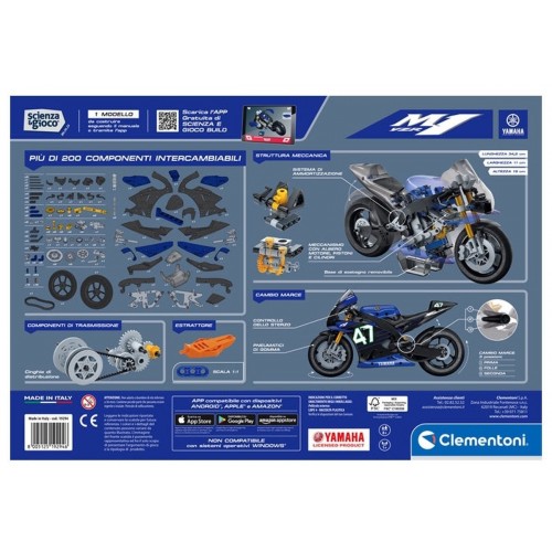 Clementoni 75084TR Mekanik Laboratuvarı - Yamaha M1 +8 yaş