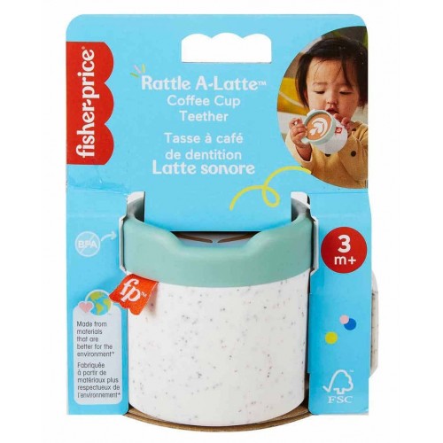 Fisher-Price Çıngıraklı Latte Kahve Keyfi Dişlik HGB86