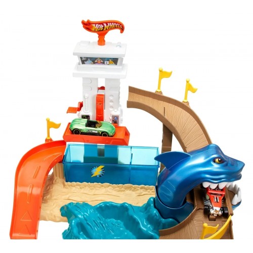 Hot Wheels Renk Değiştıren Araçlar Sharky Yarış Seti BGK04