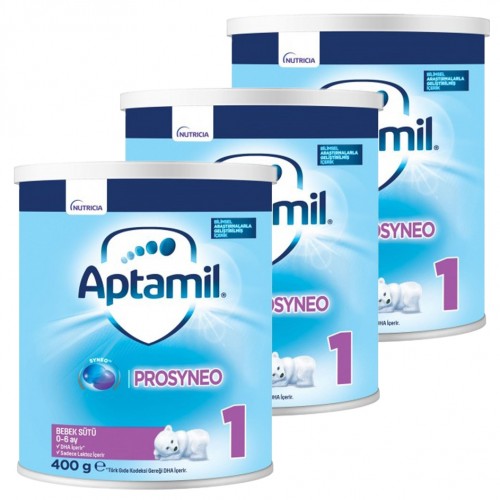 Aptamil 1 Bebek Sütü Prosyneo 0-6 Ay 400 gr x 3 Adet