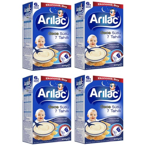 Arılac Instant Ek Gıda 7 Tahıllı Gece 400 gr x 4 Adet