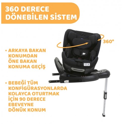 Chicco OneSeat Air Oto Koltuğu - Siyah