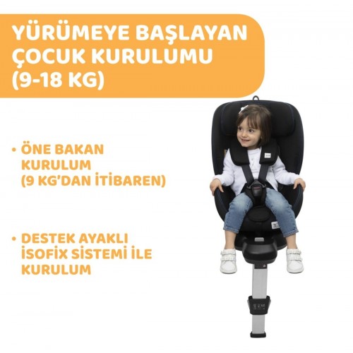 Chicco OneSeat Air Oto Koltuğu - Siyah