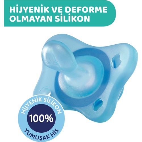 Chicco PhysioForma Mini Soft 2-6 Ay Mavi - Beyaz 2 li