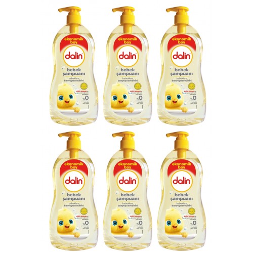 Dalin Şampuan Klasik 700 ml + 200 ml x 6 Adet