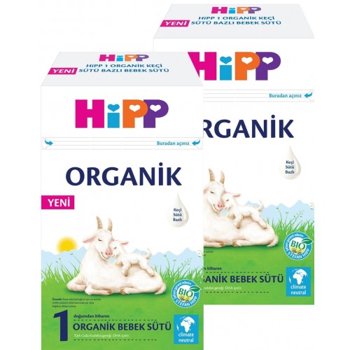 Hipp 1 Organik Keçi Sütü Bazlı Bebek Sütü 400 gr x 2 Adet