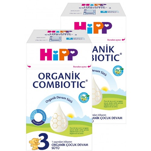 Hipp 3 Combiotic Organik Devam Sütü 600 gr x 2 Adet