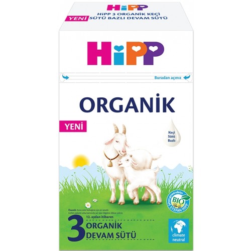 Hipp 3 Organik Keçi Sütü Bazlı Devam Sütü 400 gr