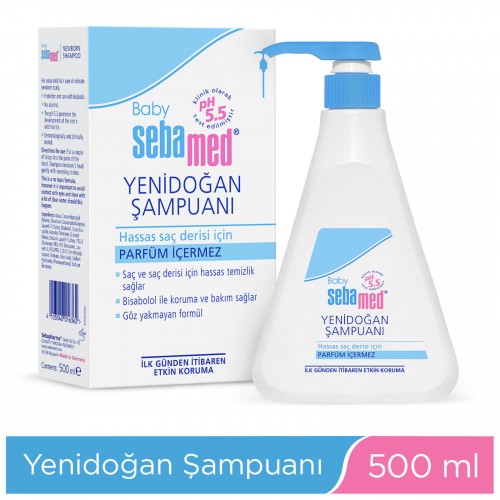 Sebamed Yenidoğan Bebek Şampuanı 500 ml x 2 Adet