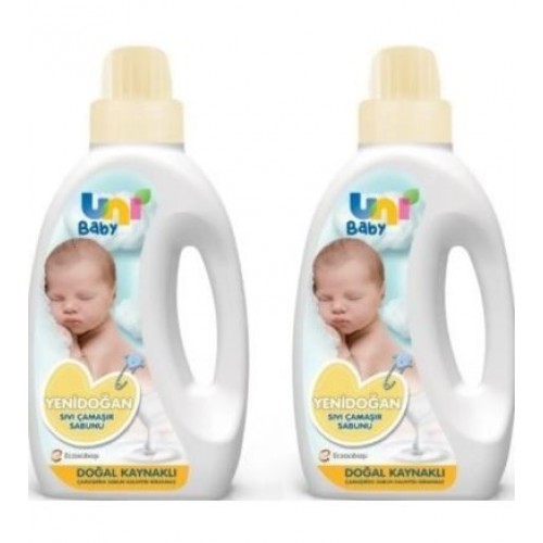 Uni Baby Yenidoğan Çamaşır Sabunu 1000 ml x 2 Adet