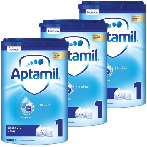 Aptamil 1 Akıllı Kutu Bebek Sütü 800 gr x 3 Adet