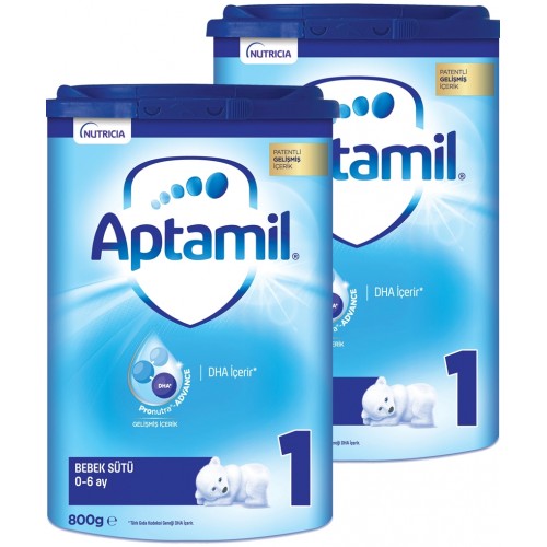 Aptamil 1 Bebek Sütü 0-6 Ay Akıllı Kutu 800 g x 2 Adet