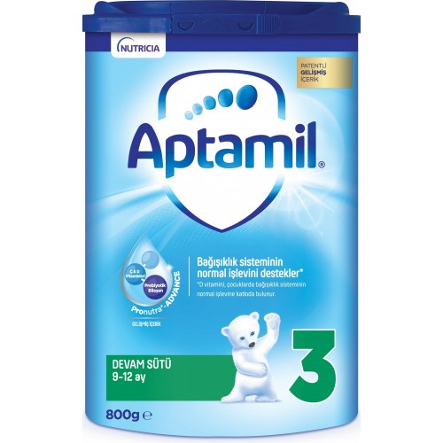 Aptamil 3 Devam Sütü 800 g 9-12 Ay Akıllı Kutu