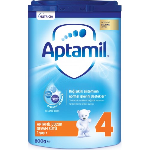 Aptamil 4 Çocuk Devam Sütü 800 g 1 Yaş+ Akıllı Kutu