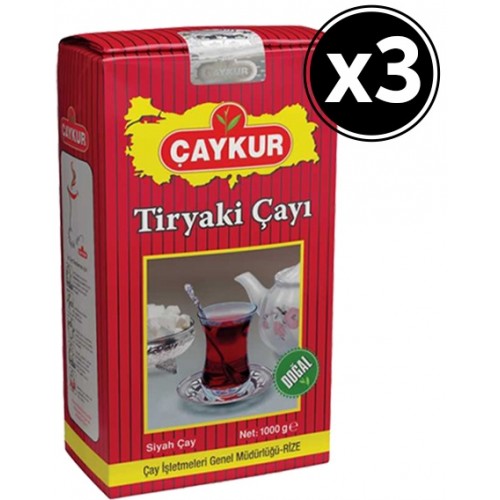 Çaykur Tiryaki Çay 1000 gr x 3 Adet