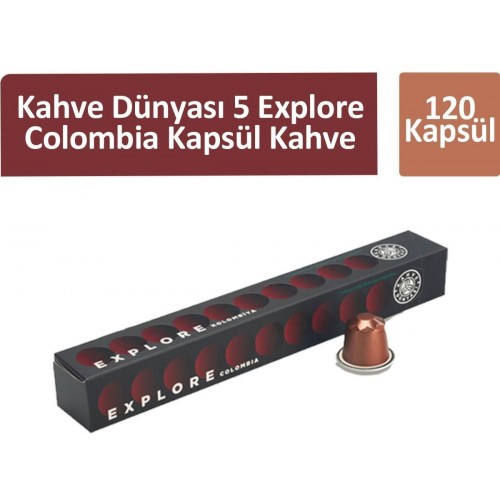 Kahve Dünyası Kolombiya Kapsül Kahve 10 lu x 12 Adet