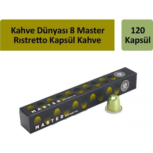 Kahve Dünyası Ristretto Kapsül Kahve 10 lu x 12 Adet