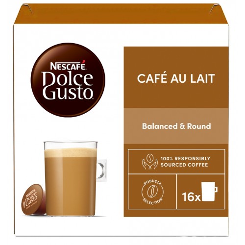 Nescafe Dolce Gusto Coffee Cafe Au Lait 16 Kapsül