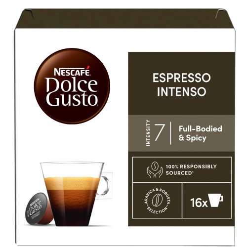 Nescafe Dolce Gusto Coffee Espresso Intenso 16 Kapsül