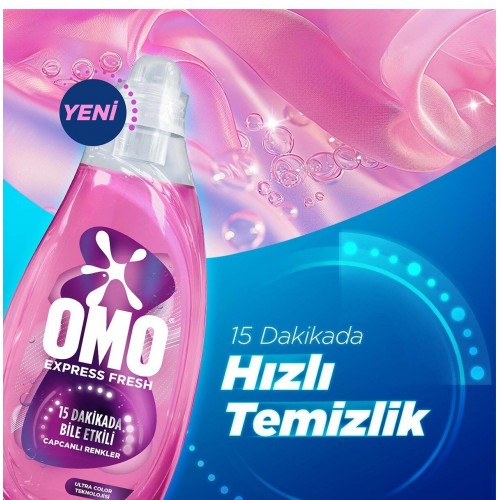 Omo Express Fresh Beyaz ve Renkliler 1480 ml + Renkli ve Siyah 1480 ml