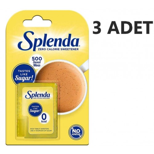 Splenda Tatlandırıcı 500 Tablet x 3 Adet