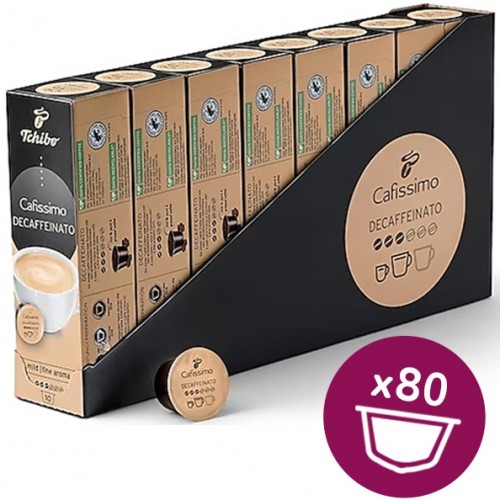 Tchibo Caffe Crema Decaffeinato Kapsül Kahve 10 Adet x 8 Adet