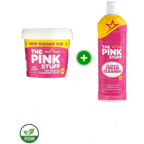 ThePinkStuff Mucizevi Temizlik Macunu 850 gr + Mucizevi Krem 500 ml