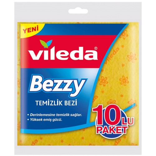 Vileda Bezzy Temizlik Bezi 10 lu