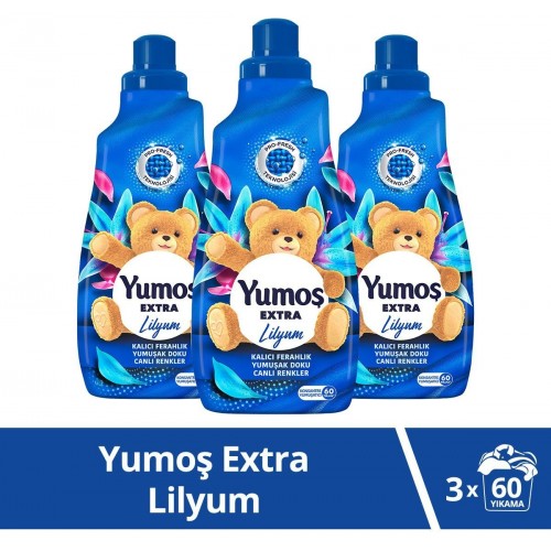 Yumoş Extra Konsantre Yumuşatıcı Lilyum 1440 ml x 3 Adet