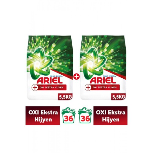 Ariel Toz Oxi Ekstra Hijyen 5,5 kg x 2 Adet