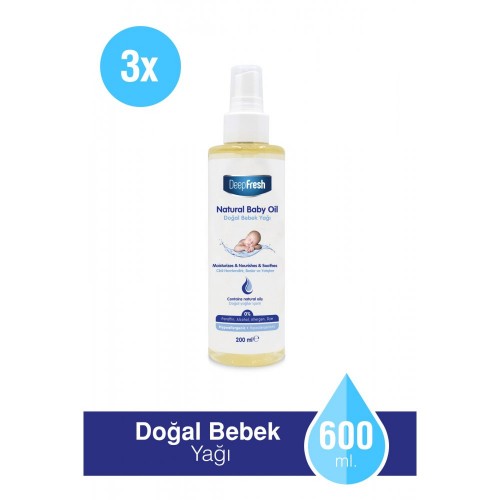 Deep Fresh Probiyotik Bebek Yağı 200 ml x 3 Adet