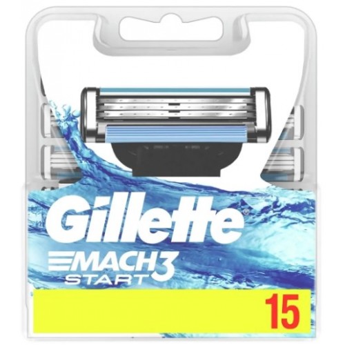 Gillette Mach3 Start Yedek Tıraş Bıçağı 15 li