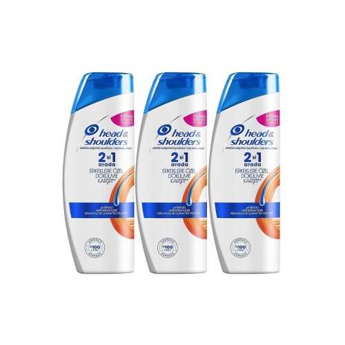 Head & Shoulders 2'in 1 Erkeklere Özel Dökülme Karşıtı 350 ml x 3 Adet