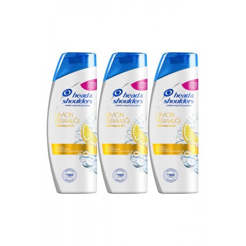 Head & Shoulders Şampuan Limon Ferahlığı 400 ml x3 Adet