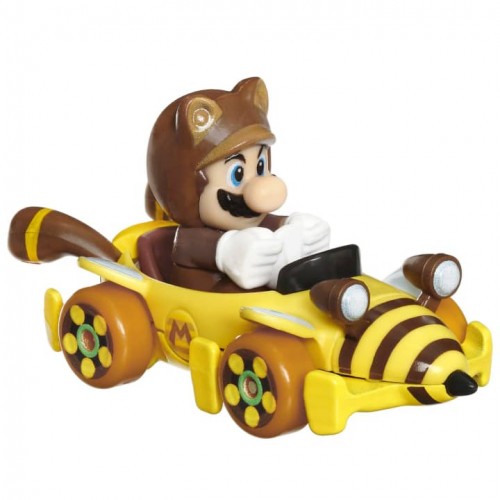 Hot Wheels Mario Kart Karakter Araç Tanooki Mario GBG25-HDB31