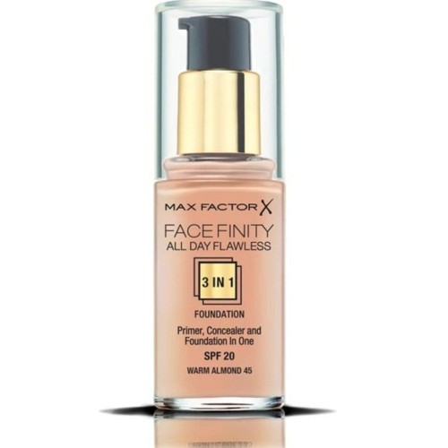 Max Factor Face Finity 3 ü 1 Arada Kalıcı Fondöten 45 Warm Almond