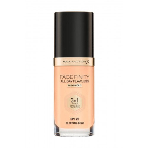 Max Factor Face Finity 3ü1 Arada Flexi Hold Fondöten 33 Crystal Beige