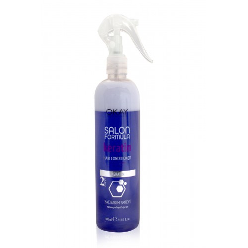 Okay Salon Formula Keratin 2 Fazlı Saç Bakım Spreyi 400 ml