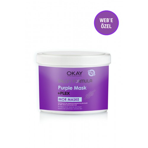 Okay Salon Formula Purple Mask Plex Saç Maskesi 500 ml