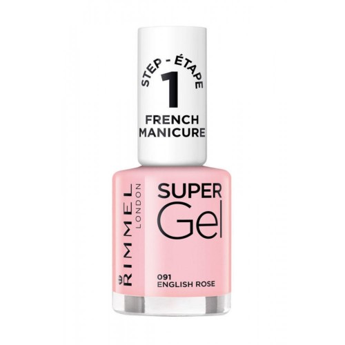 Rimmel London Super Gel French Manicure 091 English Rose Oje 12 ml