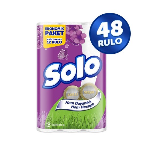 Solo Akıllı Seçim Havlu 12 li x 4 Adet