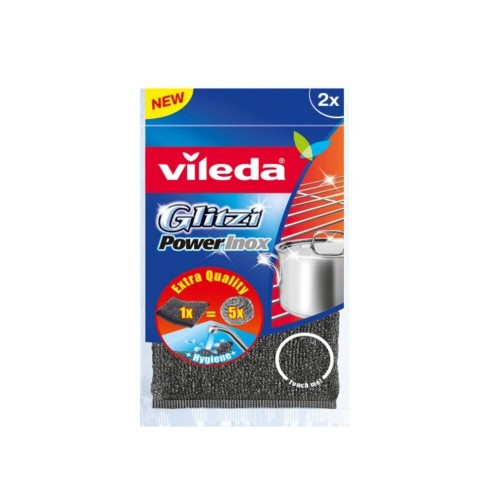 Vileda Glitzi Power Inox Pad 2 li x 2 Adet