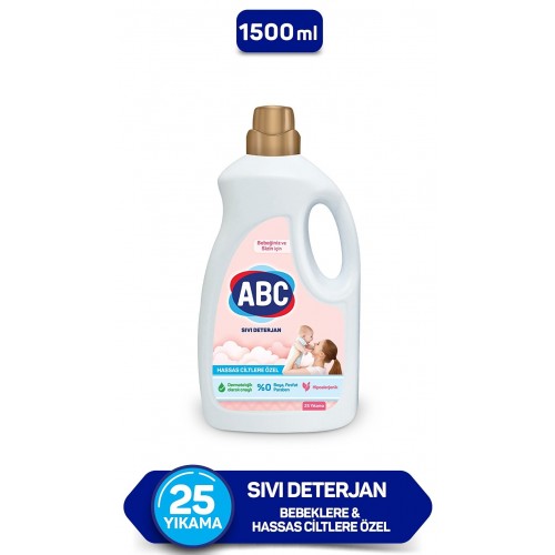 Abc Bebek Sıvı Çamaşır Deterjanı 1500 ml